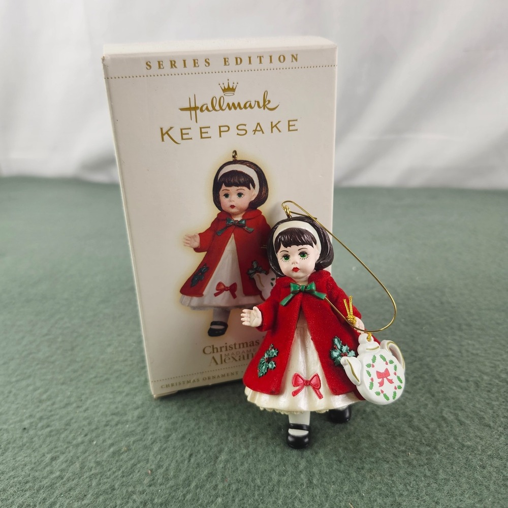 Vintage 2006 Hallmark Keepsake Ornament Christmas Tea Madame Alexander